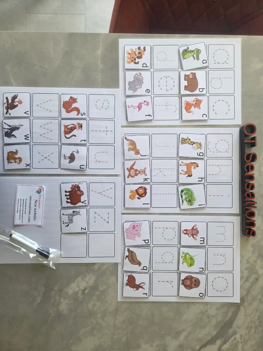 Learning and tracing my alphabet