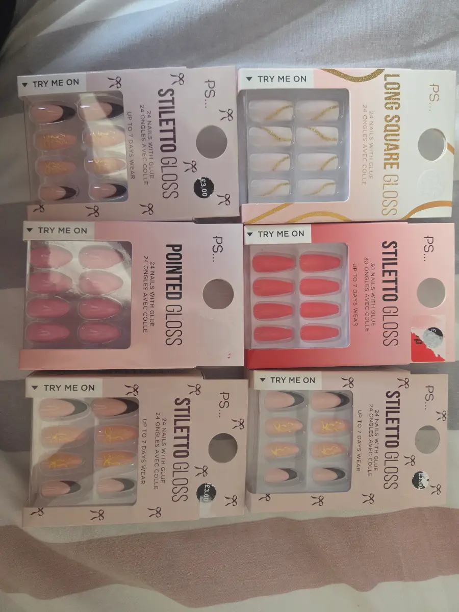 6 packs of false nails