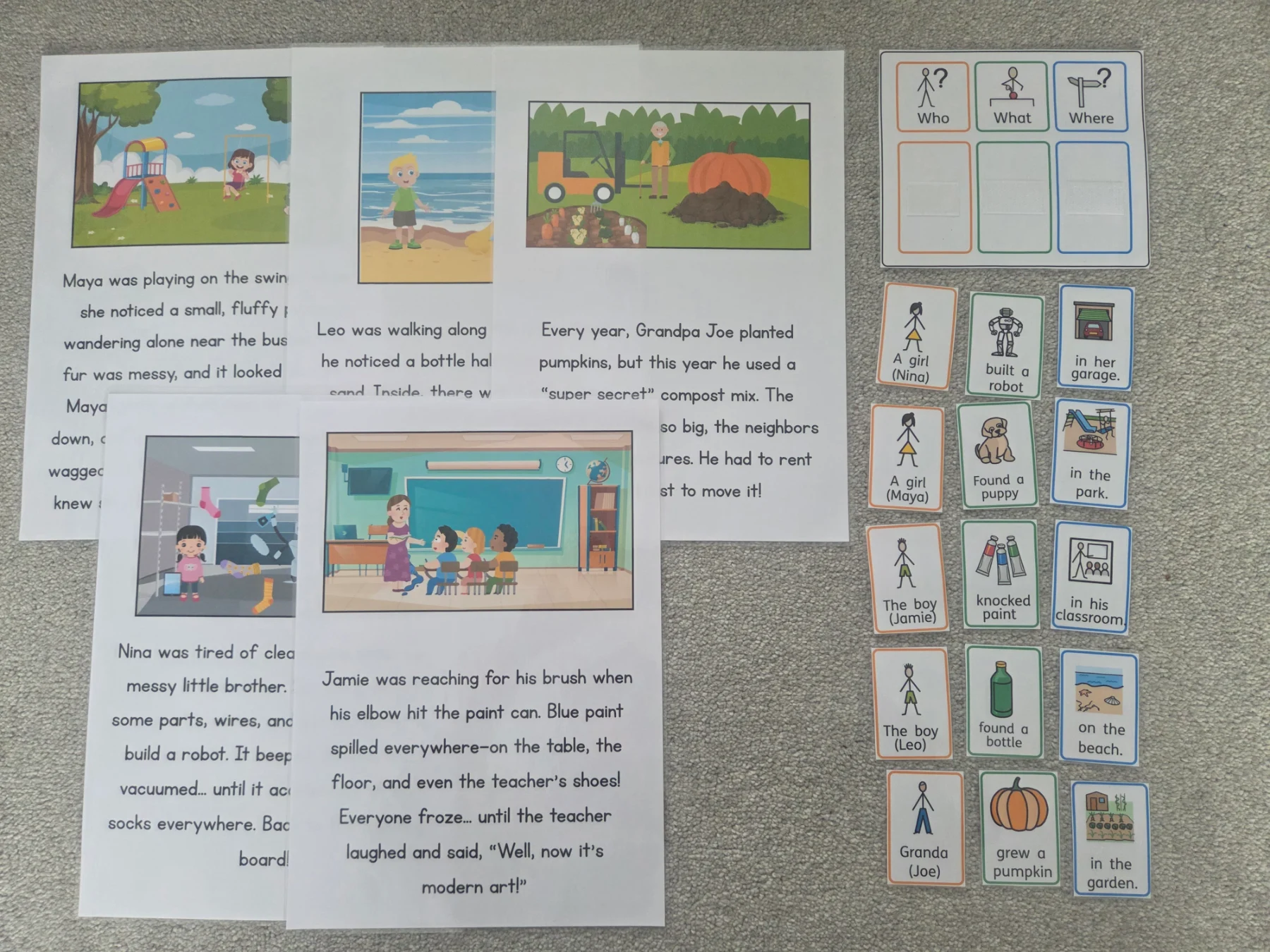 Visual colour reading semantics