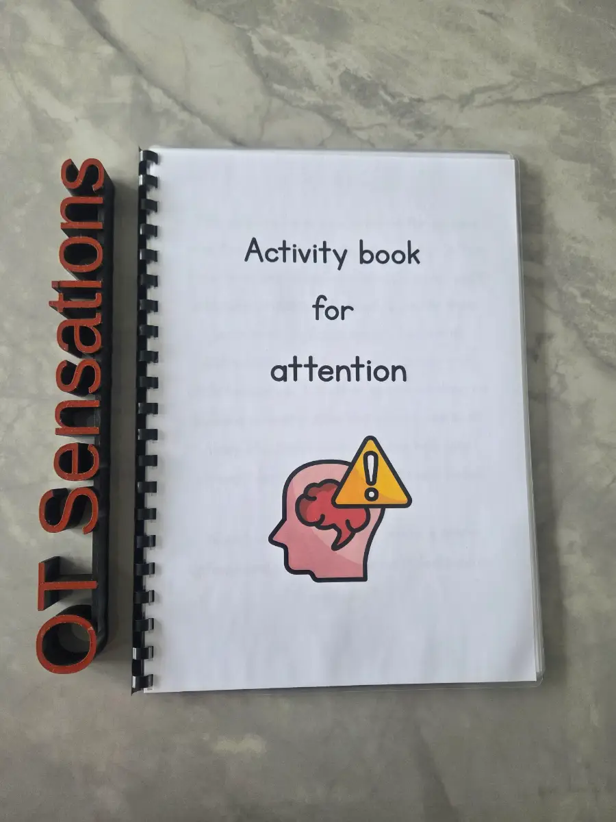 Activity book for attention