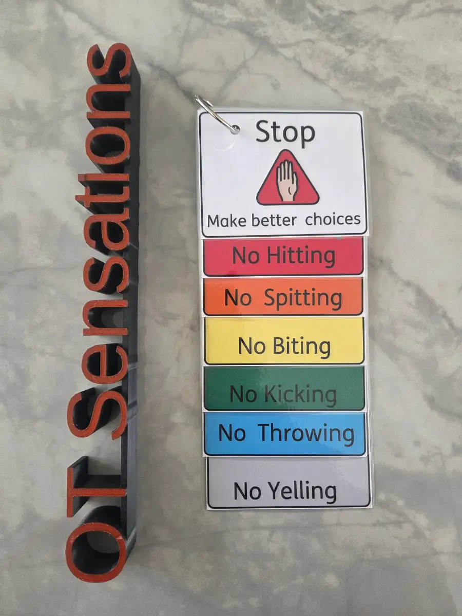 Visual make better choices flash cards