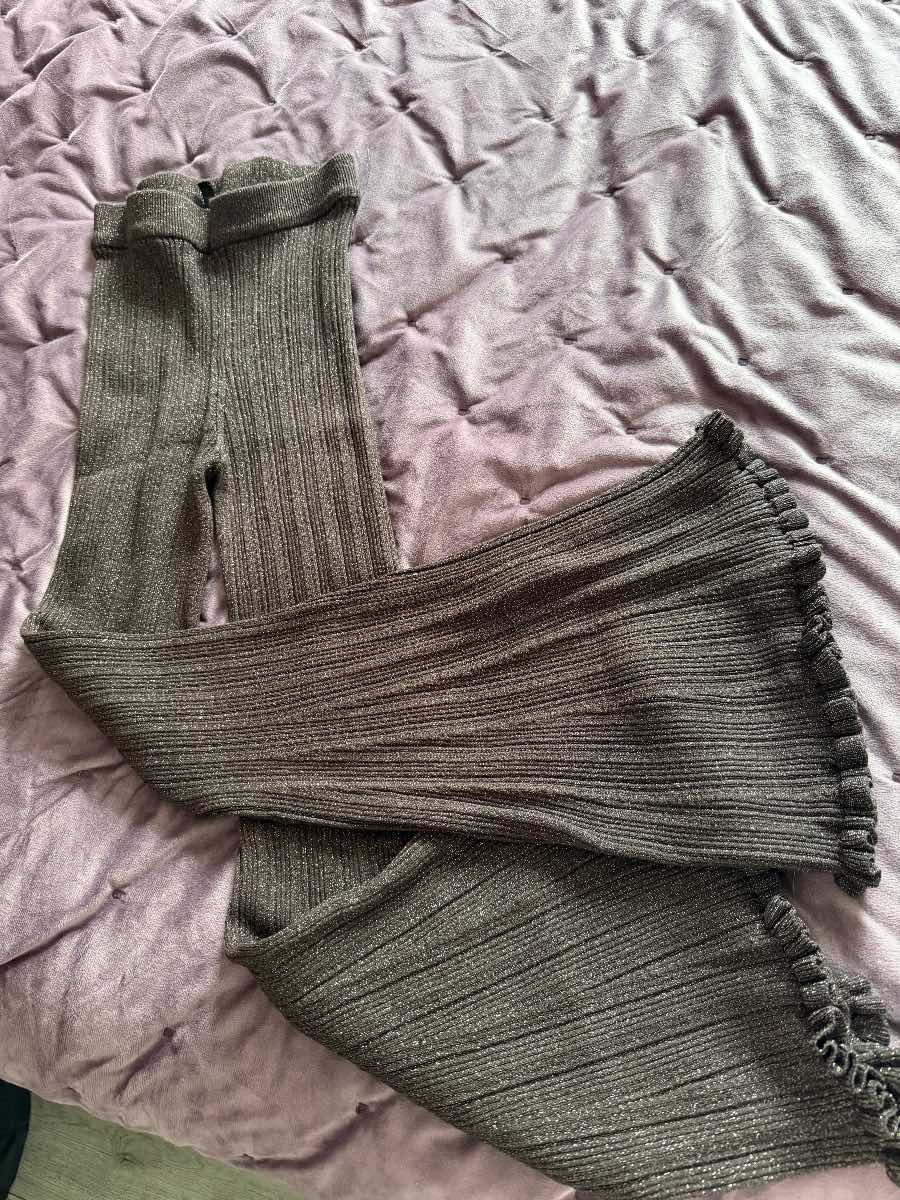 H&M Fine-Knit Flared Trousers