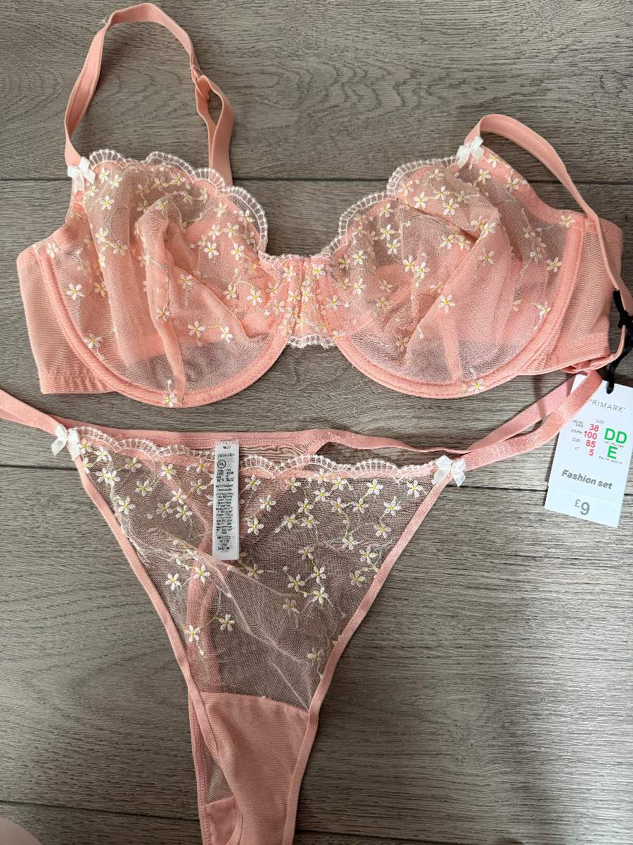 Lingerie set with tags