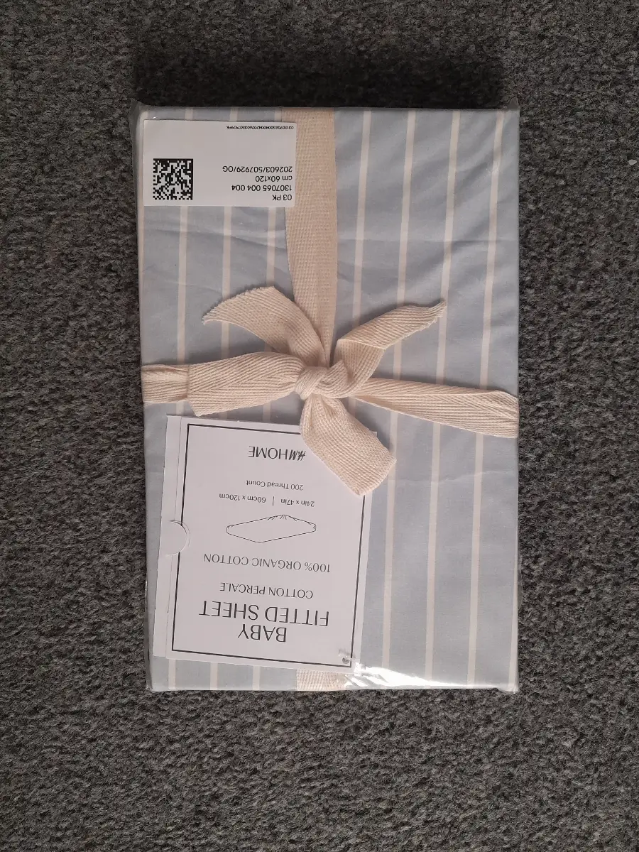 Organic Cotton Fitted Baby Sheet