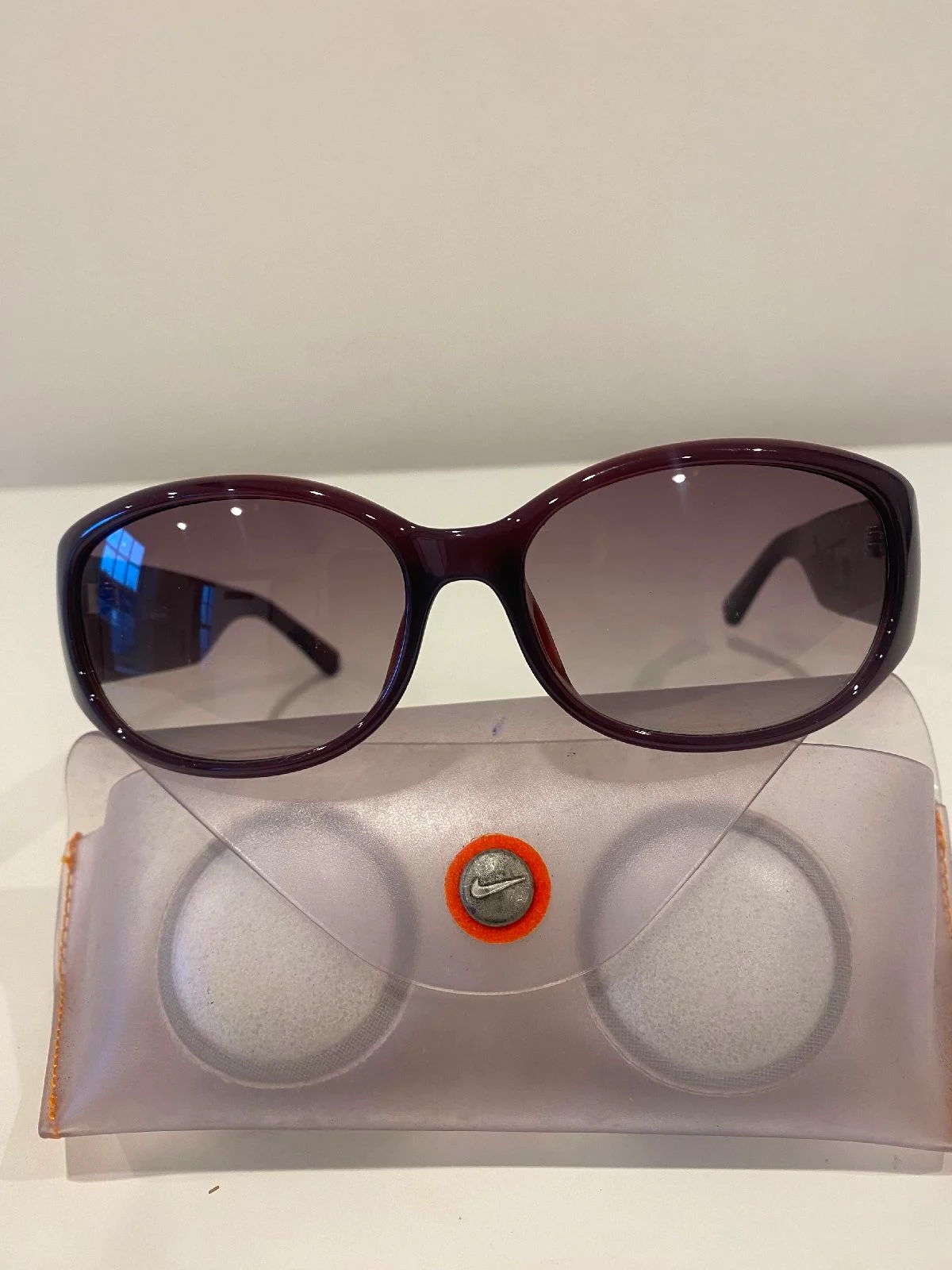 Purple Calvin Klein Sunglasses Womens