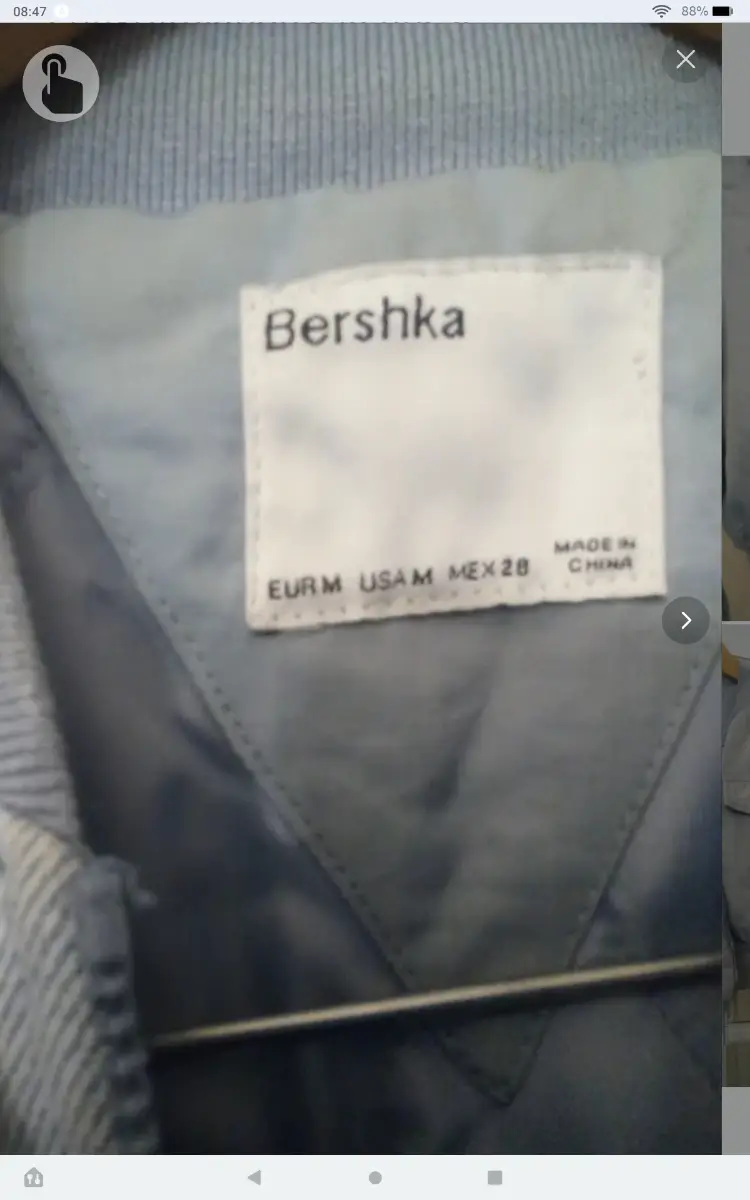 Demin bomber jacket