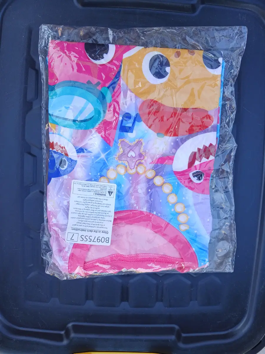 Glow in the dark baby shark pjs