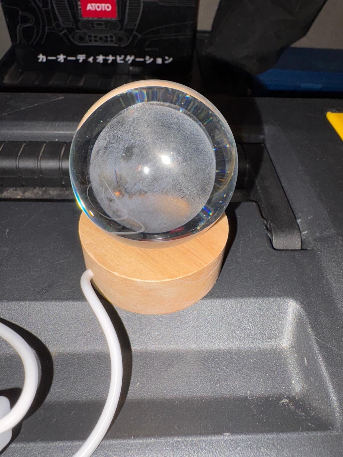 Earth Planet led crystal light new usb