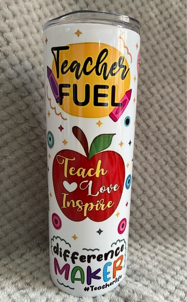 Teachers 20oz metal tumbler