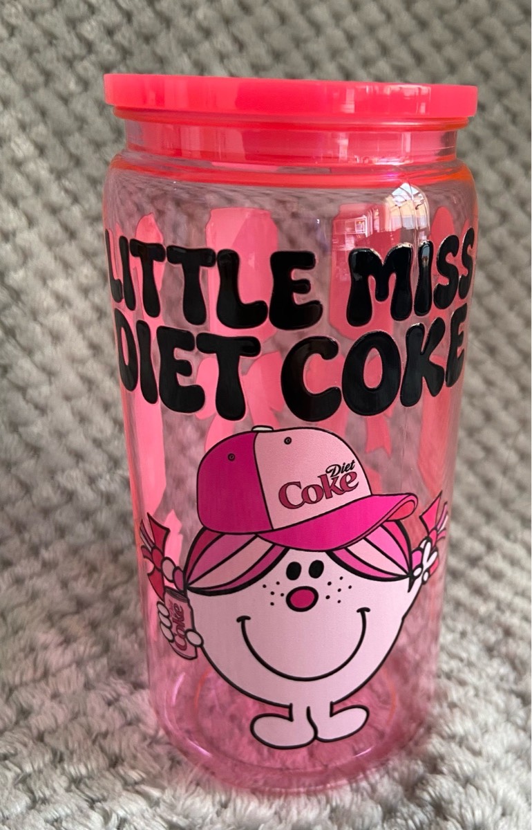 Diet Coke themed tumbler
