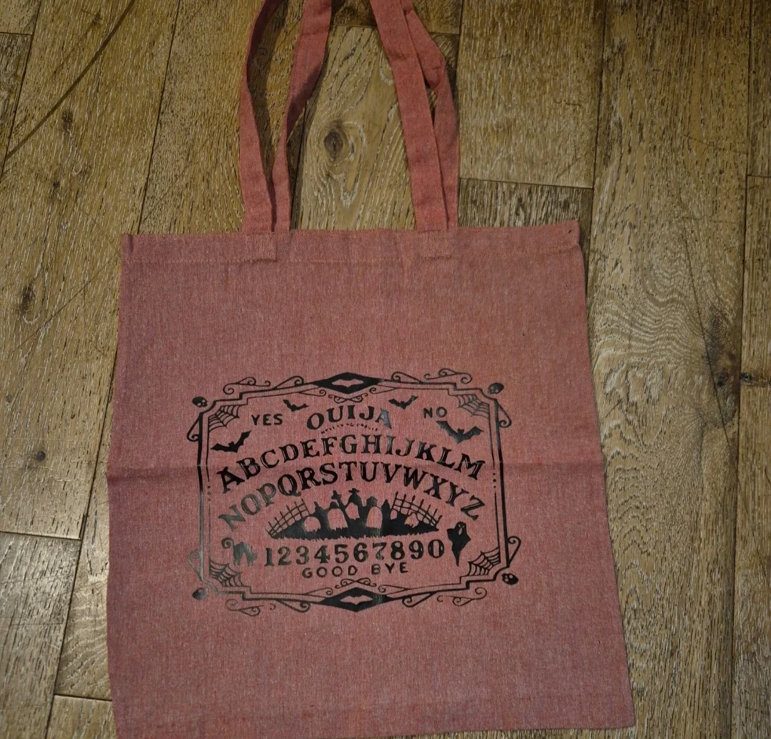 Ouija Board Reusable Canvas Shopper Shoulder Tote Bag