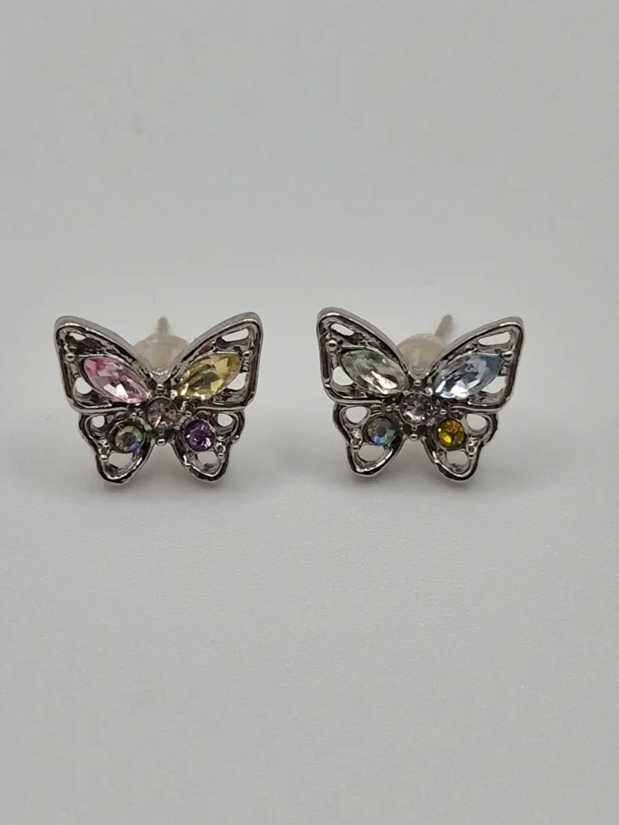 Small Butterfly Stud Earrings