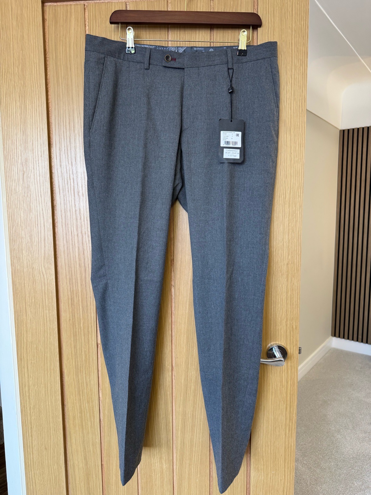 Stones grey formal trousers size 34/33.  NWT excellent condition