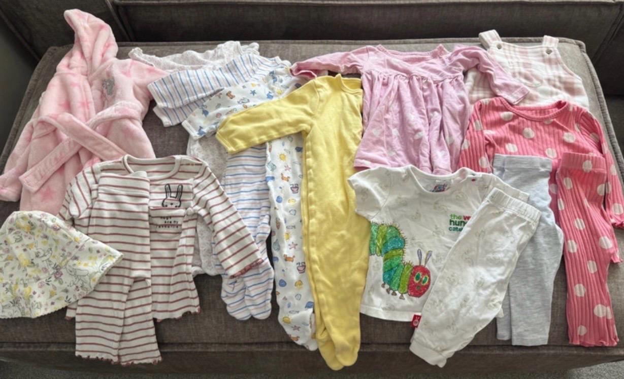 Girls age 3-6 months clothes bundle