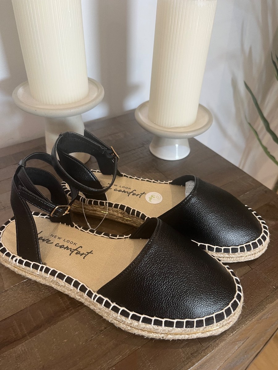 Brand new black sandals