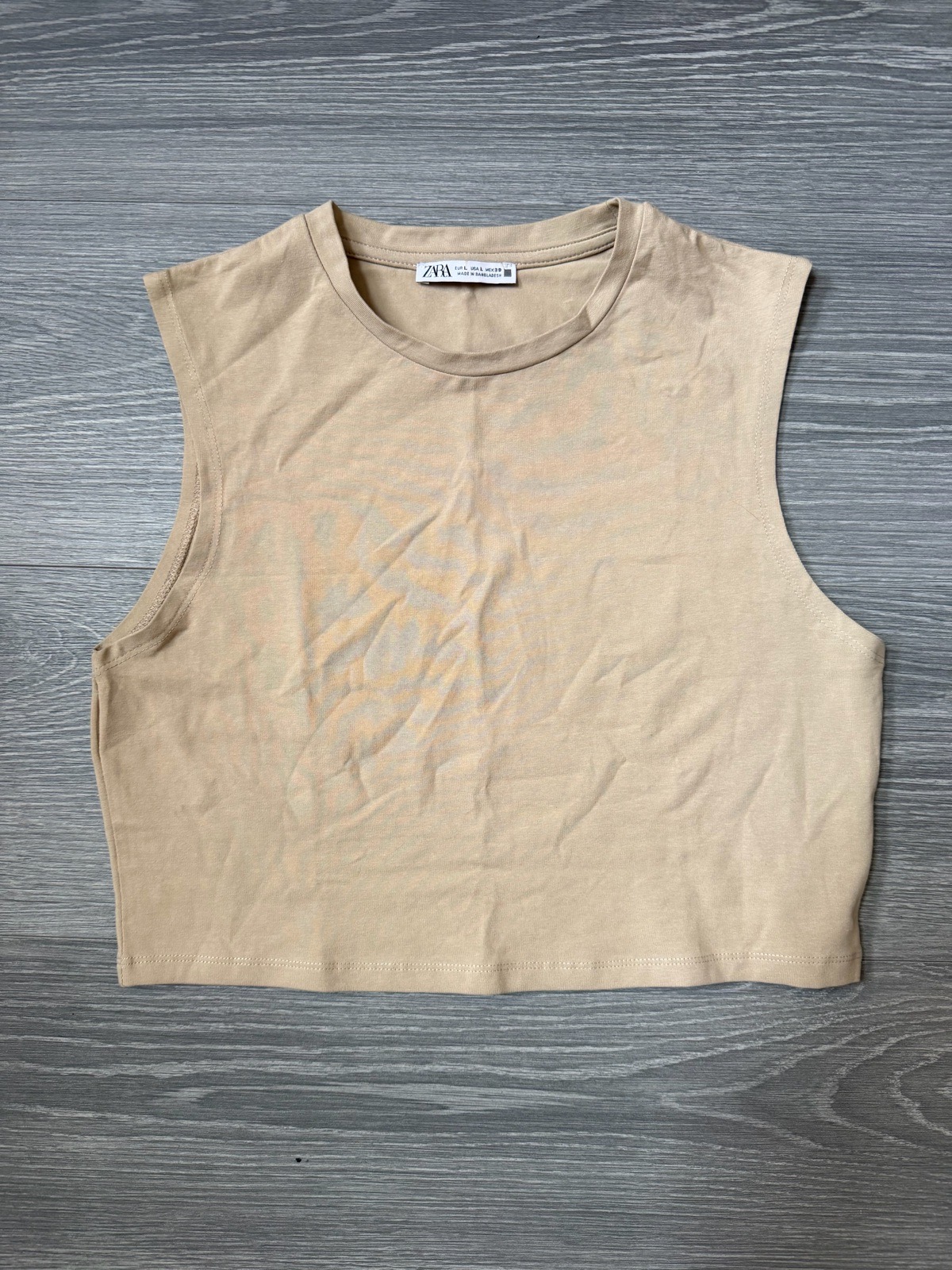 Zara cropped tank top large