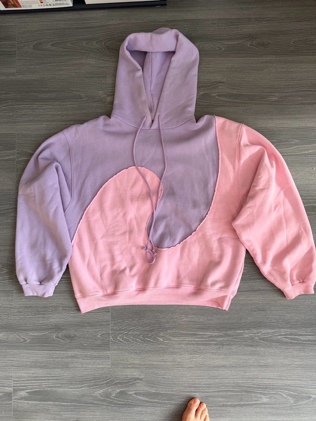 ERL swirl hoodie large