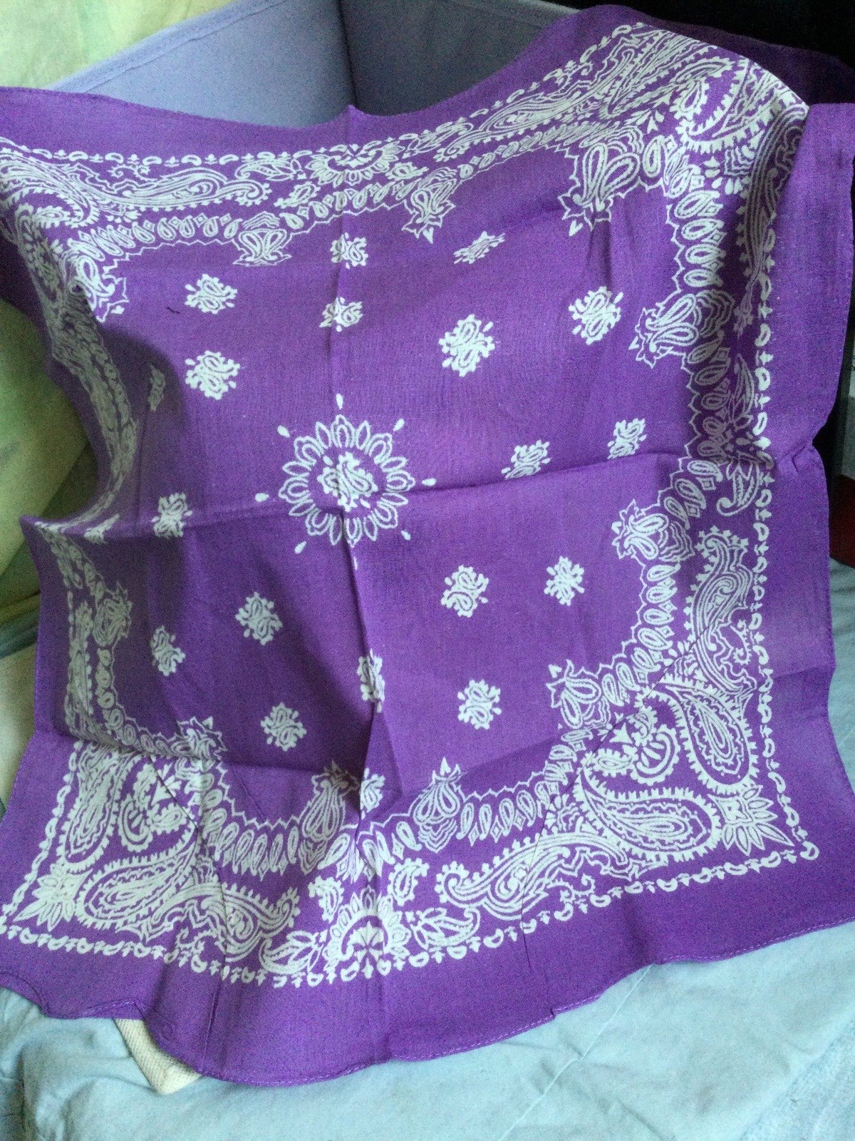 Purple bandana
