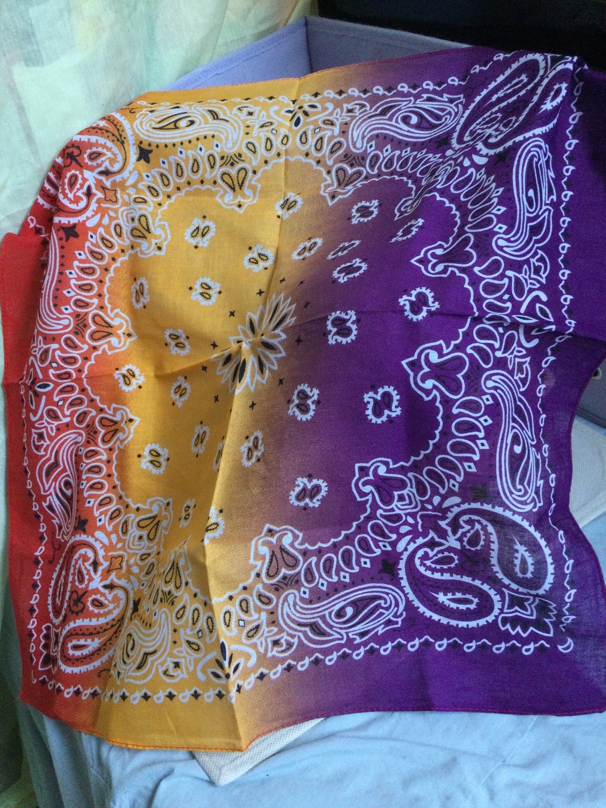 Multi coloured bandana