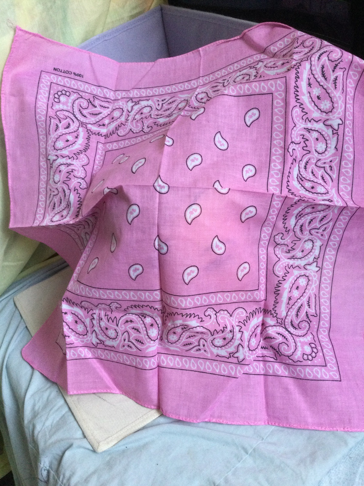 Pretty pink bandana