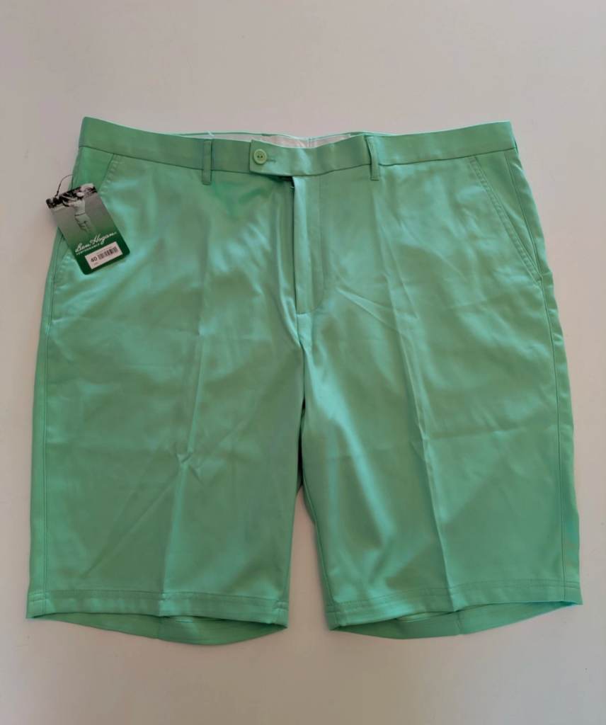 Ben Hogan Performance Golf Shorts Mint Green Size 40 BNWT