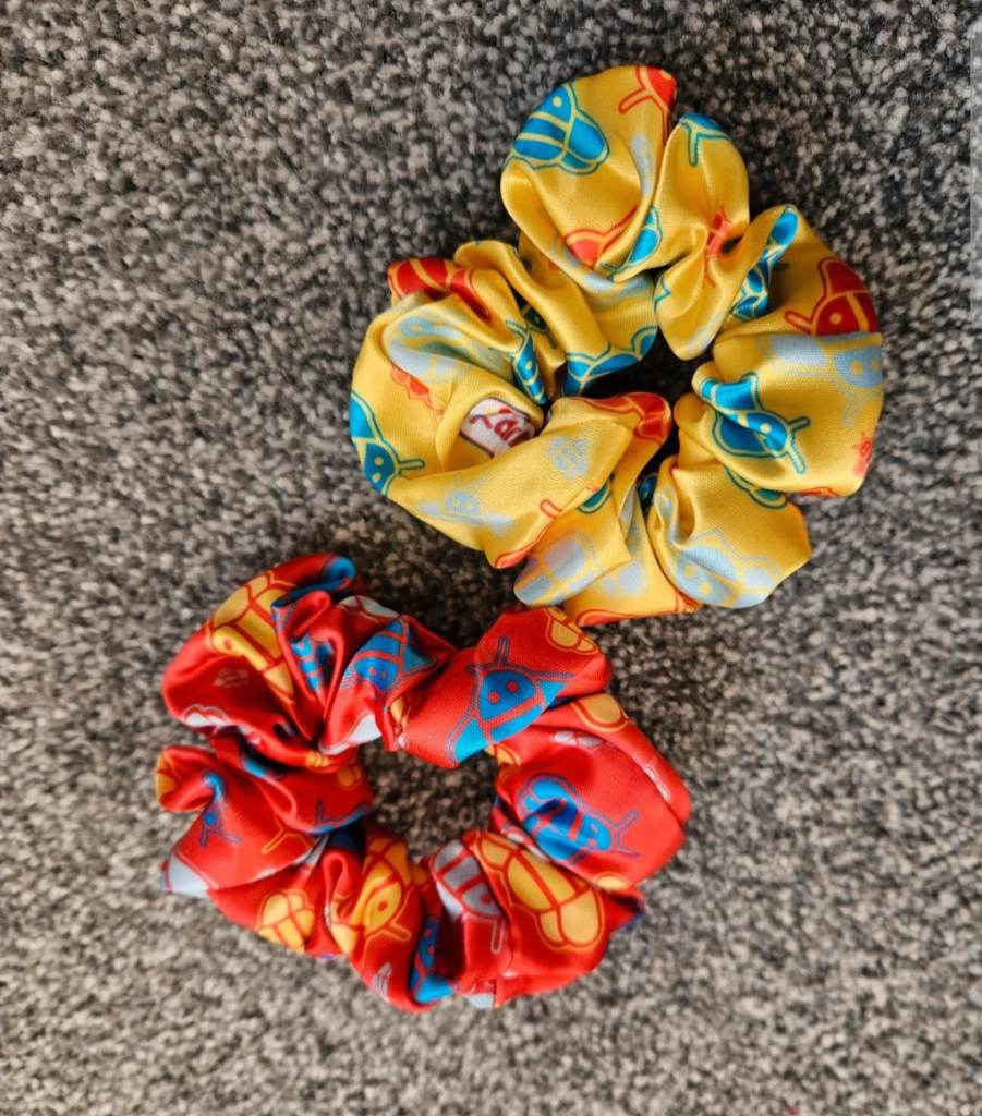 Rainbow (Girl Guiding) Scrunchies x2