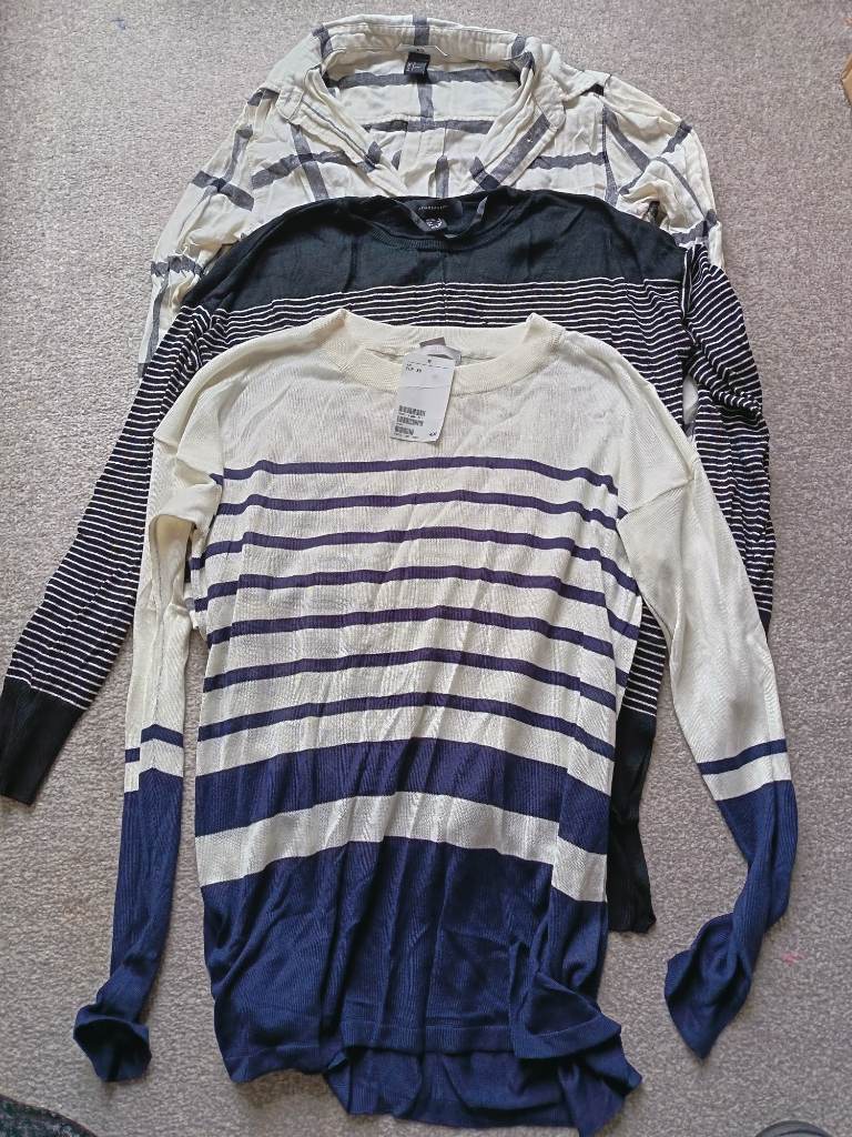 Bundle of 3 tops H&M and atmosphere primark size 4 / 6 shirt jumpers