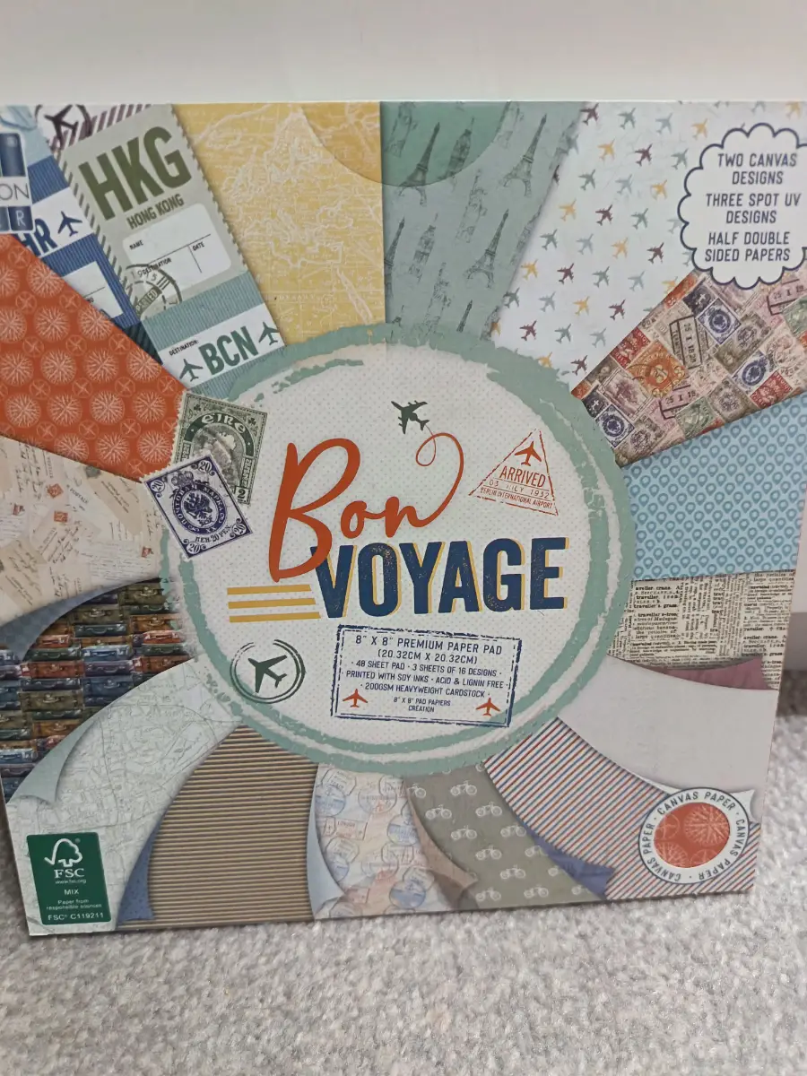 First Edition Bon Voyage scrapbooking paper pad brand new