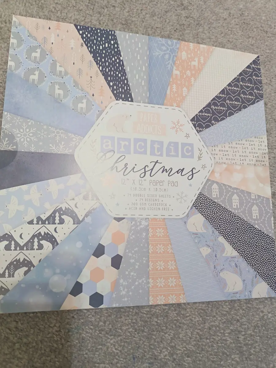 Paper Addicts Arctic Christmas 12 x 12" Paper pad scrapbooking