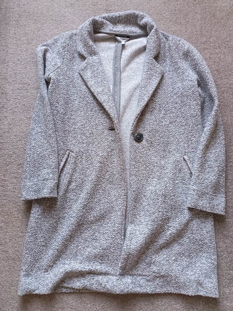 Next size 10 petite womens grey jacket coat