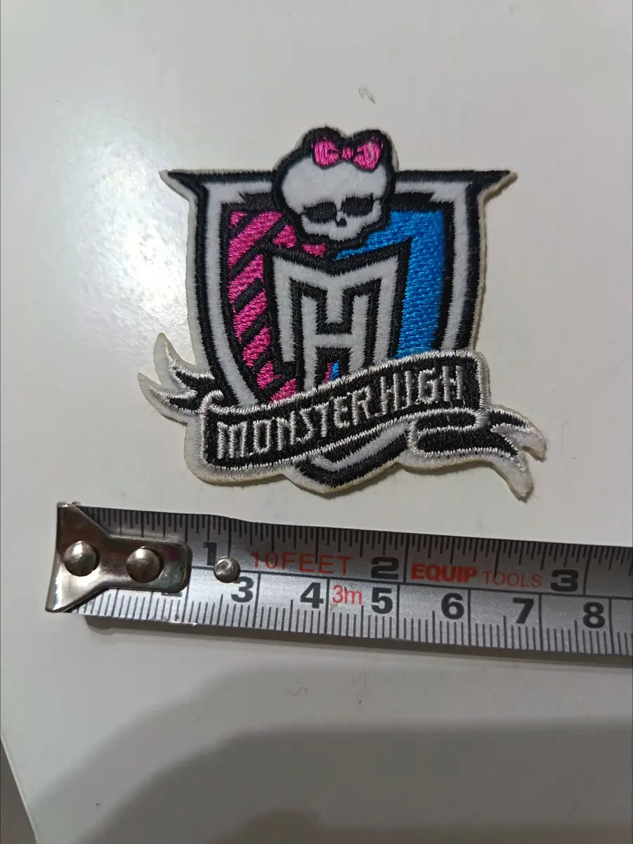 Monster high small iron on patch