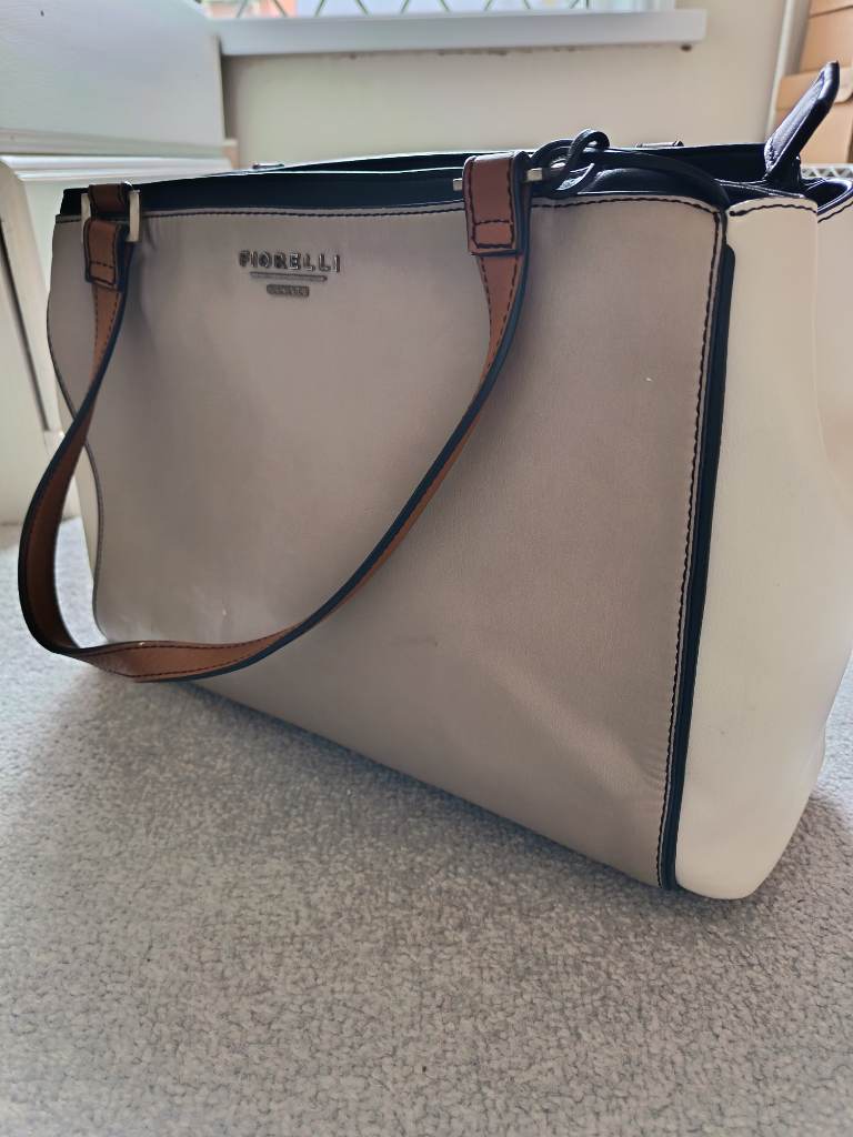 Fiorelli brown cream and black hand bag