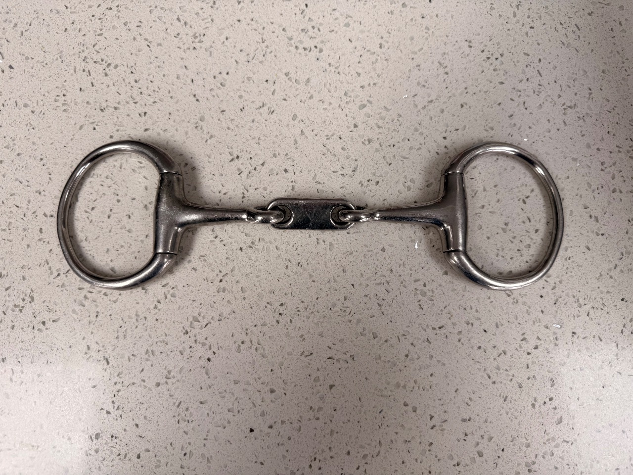 Eggbutt Snaffle Dr Bristol Bit 5 1/2 inches 14mm wide