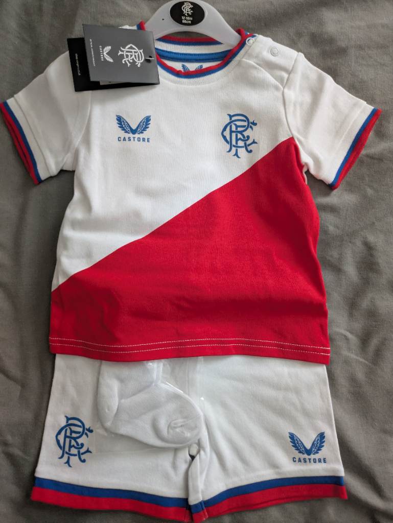 Rangers FC castore mini kit 12-18 months