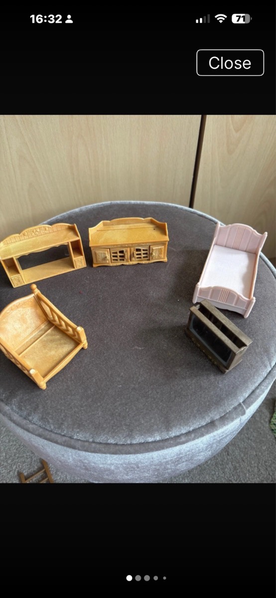 5 pieces vintage Sylvanian Families set