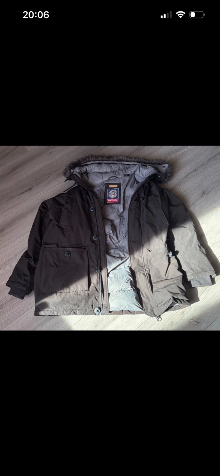 Superdry Men’s Everest Down Jacket – Faux Fur Hood – Warm Winter Coat -2XL