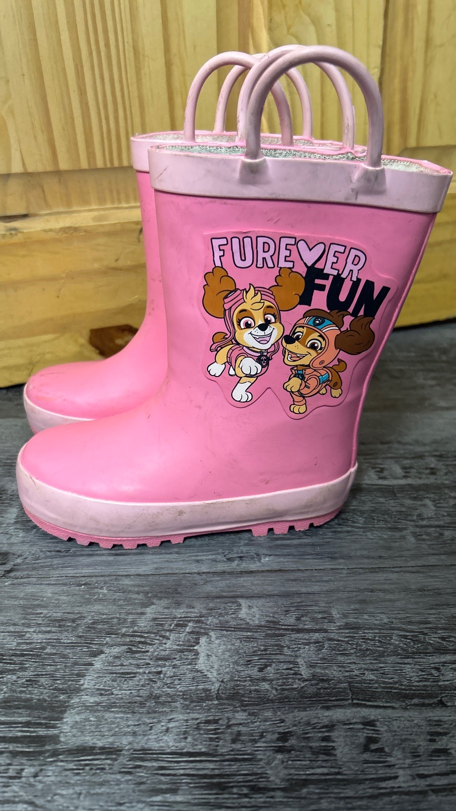Girls Paw Patrol Wellies – UK 7.5 – Toddler Rain Boots