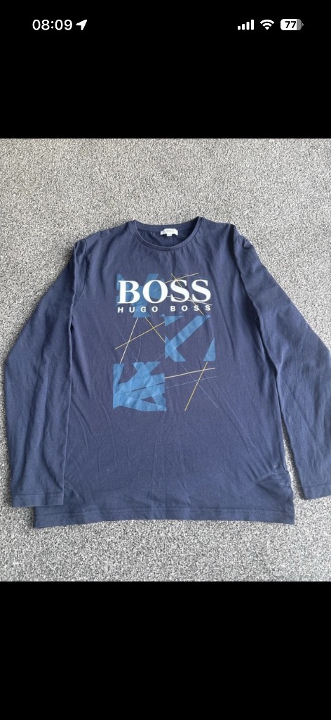 Long sleeve Hugo boss tshirt top age 14 years