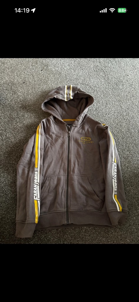 Farrah jeans boys hoody hoodie jacket age 10-11 years