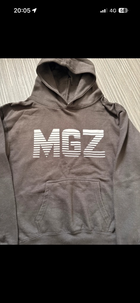 YouTuber streamer morgz black logo hoody hoodie age 12-13