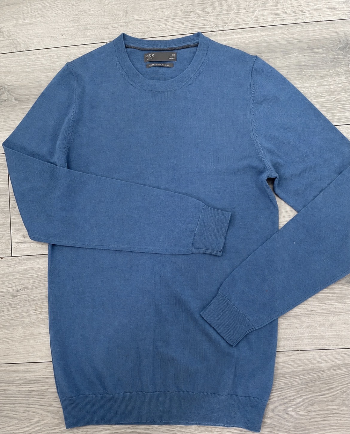 M&S Men’s  XS Extra Fine Merino Crew neck sweater