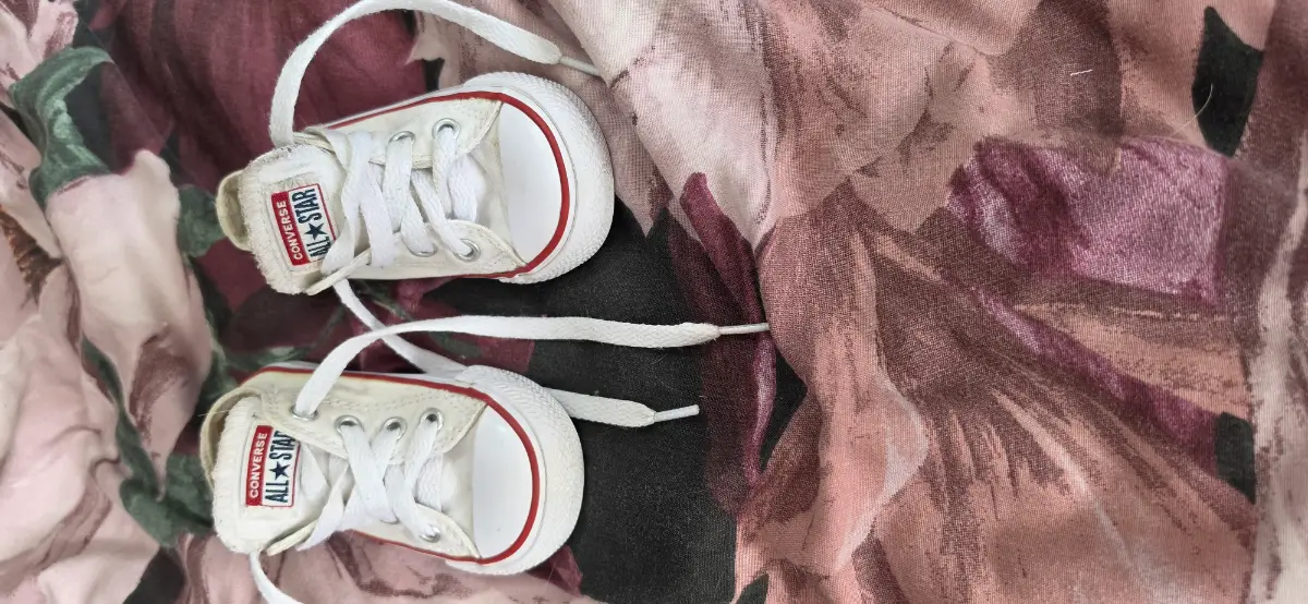 Kids White Converse