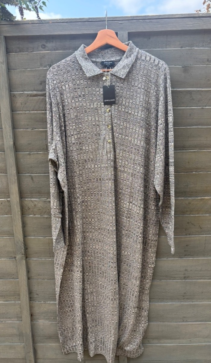 JDwilliams grey collared dress size 26