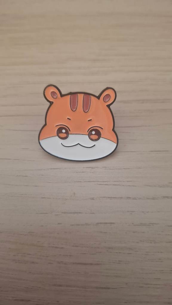 Ateez Aniteez JJOONGrami Hongjoong character pin badge.