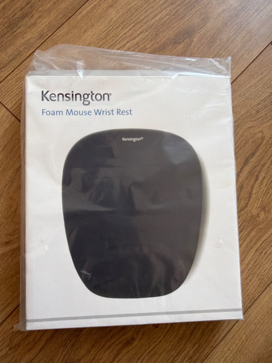 Kensington black foam mouse wrist support rest fibromyalgia wrist pain support computer laptop acces
