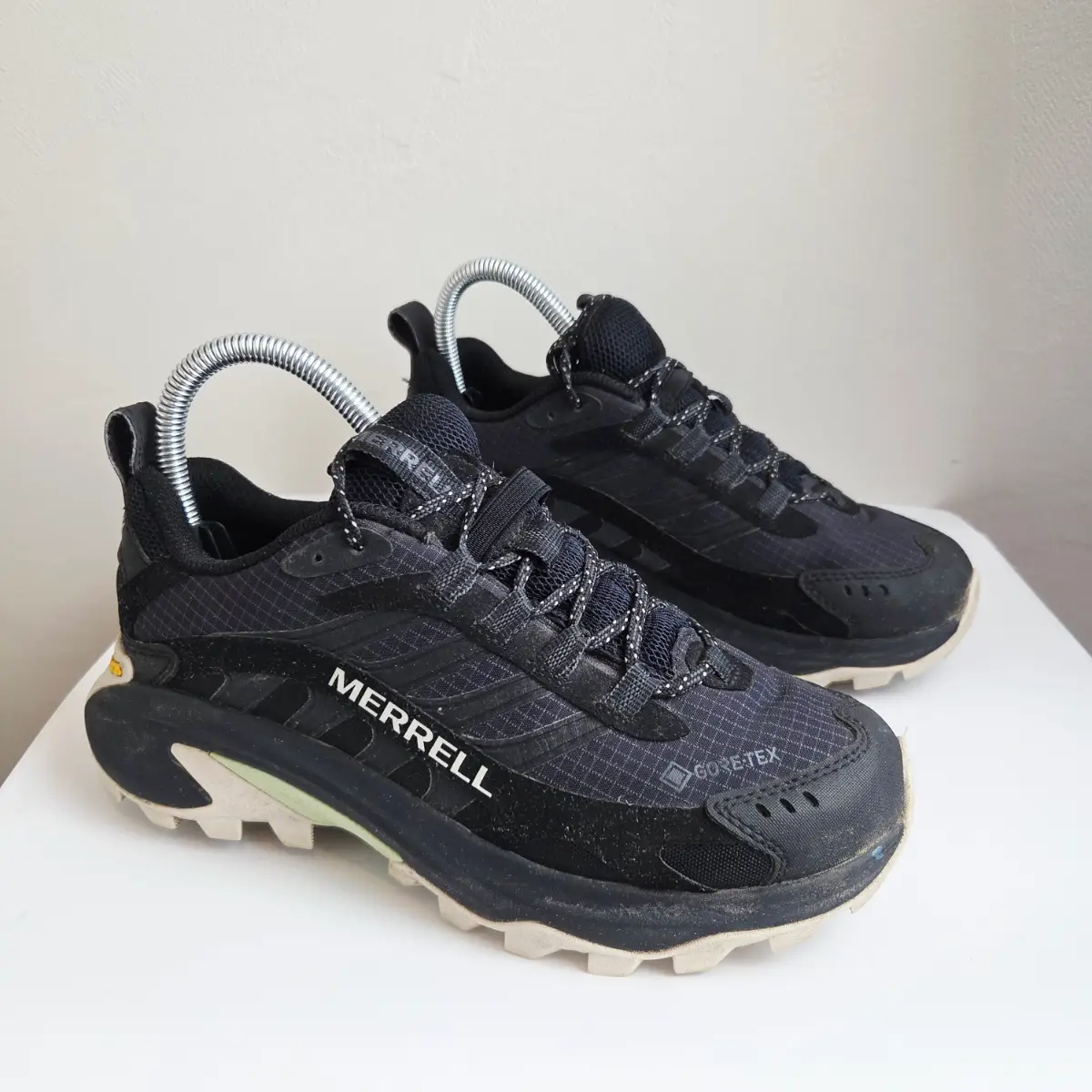 Merrell Moab Speed 2 GORE-TEX Womens UK 3.5 Walking Shoes Black Vibram Hiking
