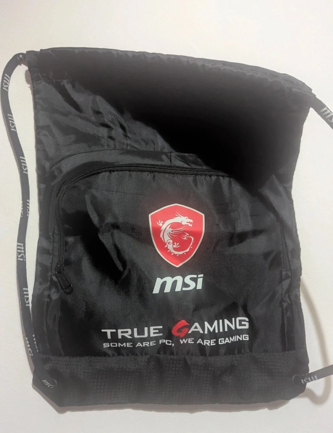MSI Gaming Drawstring Bag / Gym Bag