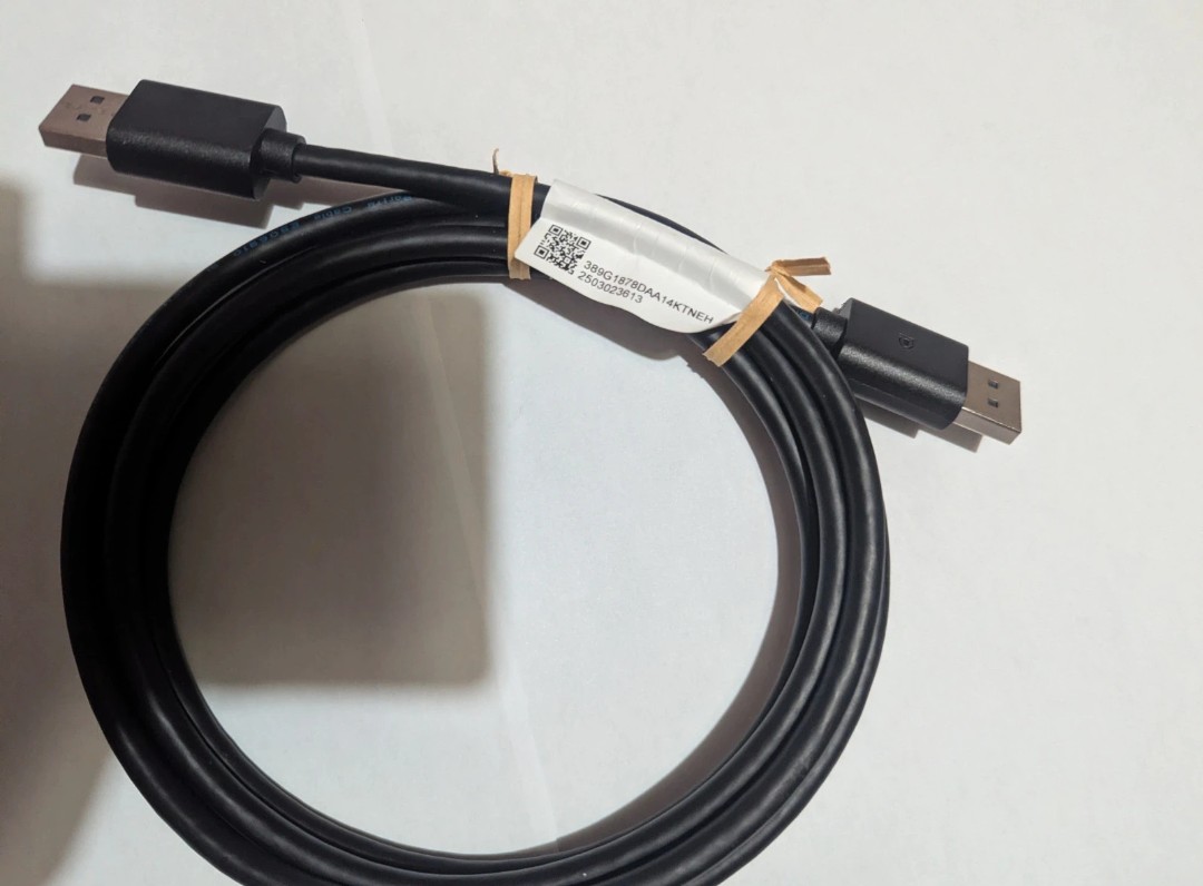 DisplayPort Cable - 1.8m Black