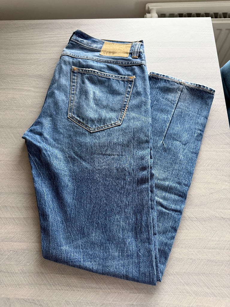 NEUW Iggy Men's Slim Fit Blue Distressed Denim Jeans W32 L32