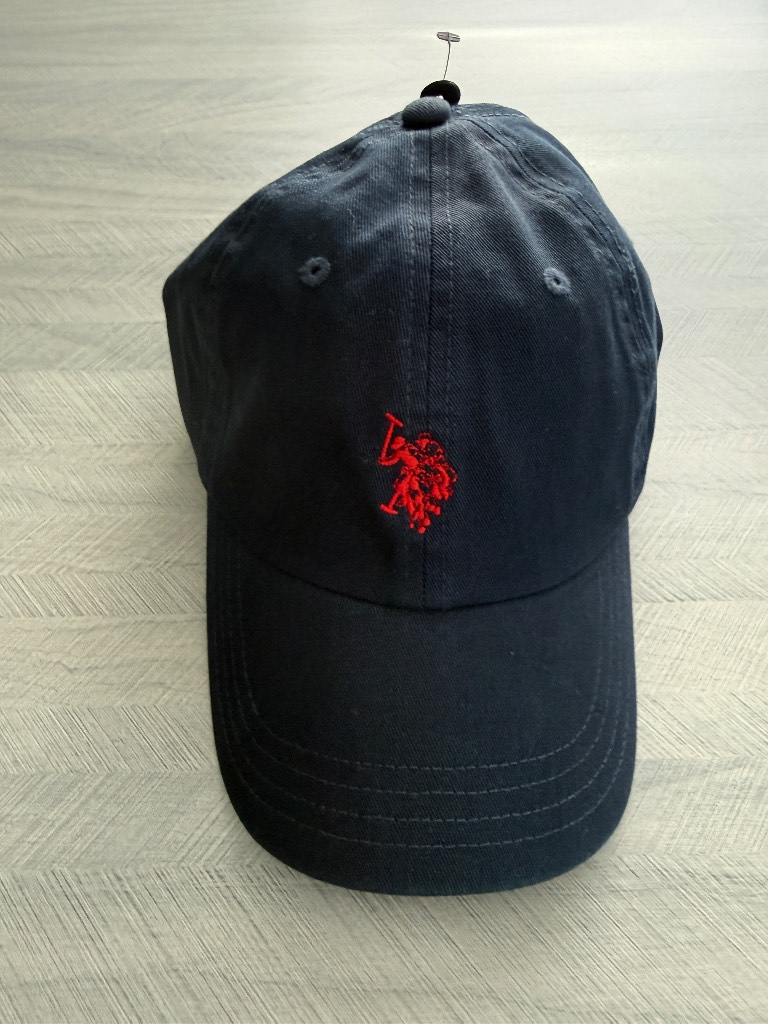 U.S. Polo Assn. Colour Navy Dobby Linen Blend Baseball Cap Size One size